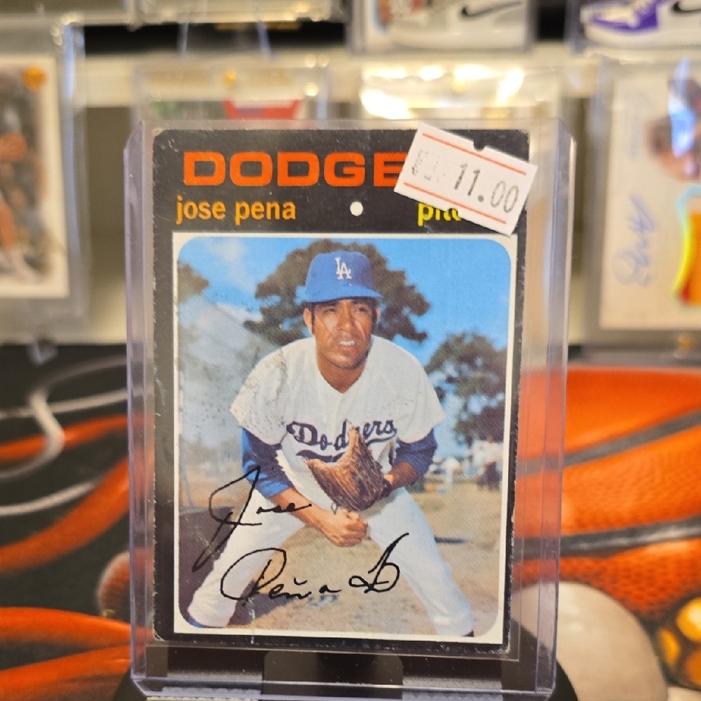 Vintage Dodgers Baseball Card